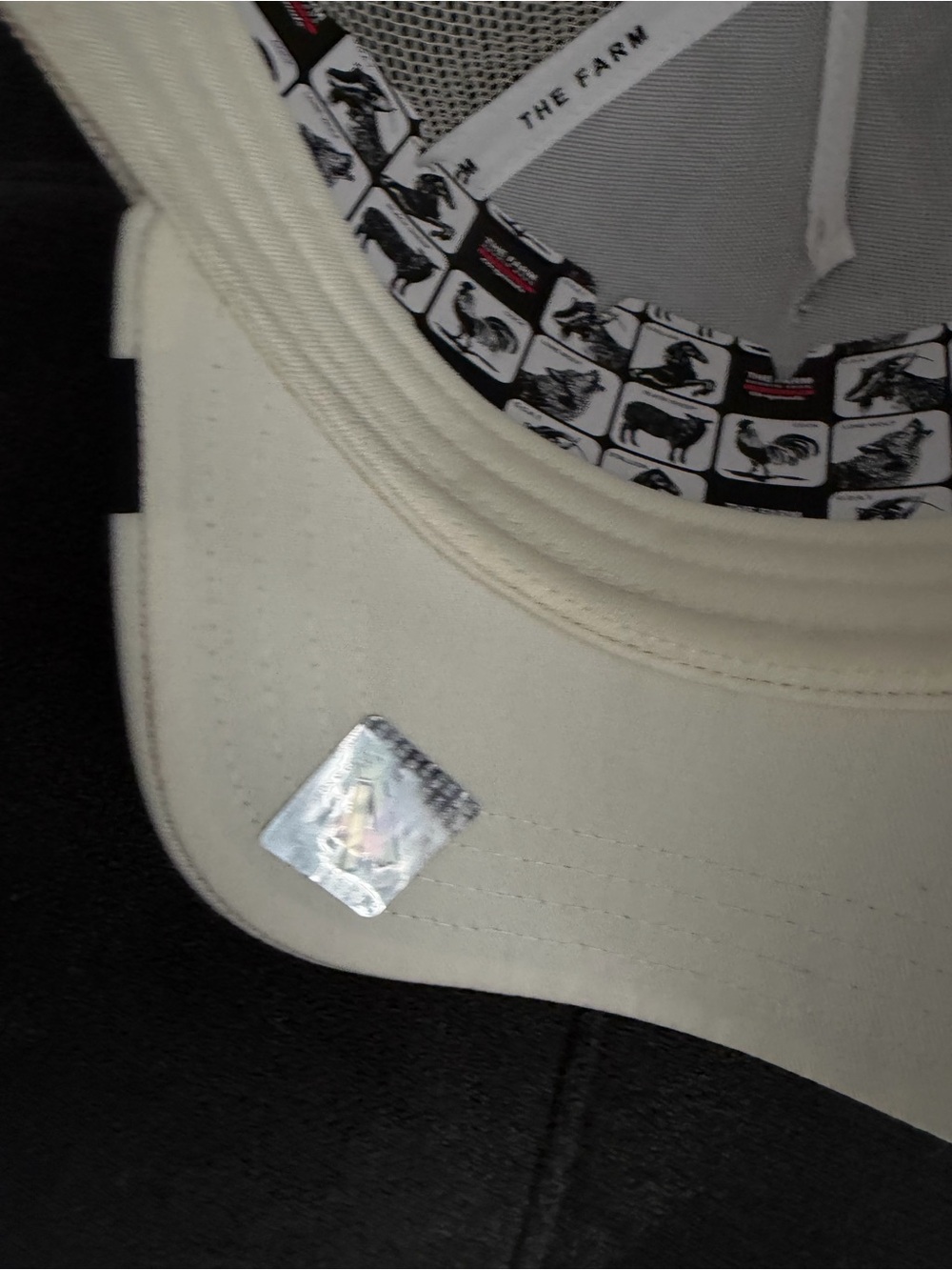 Men's Cream Baseball Cap